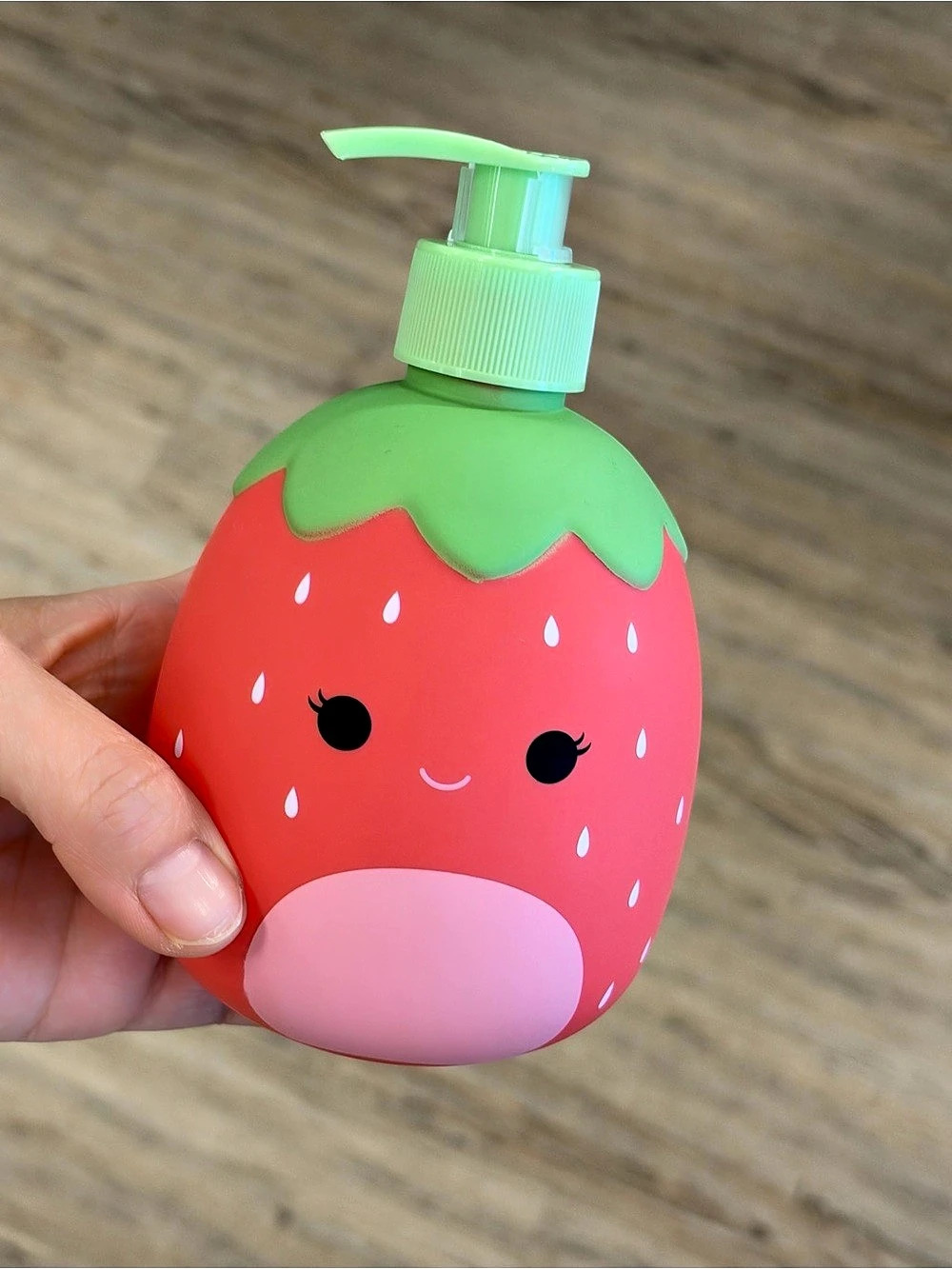 Squishmallows Scarlet the Strawberry Hand Soap Dispenser Strawberry Soap
